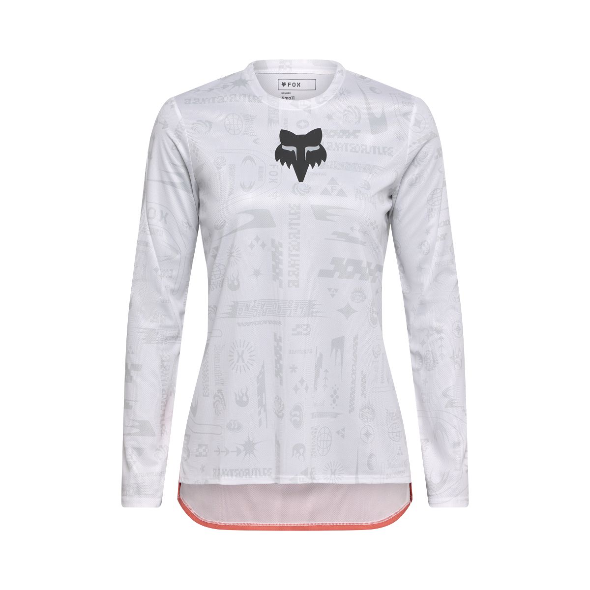 Maillot FOX RANGER LUNAR Manches Longues Femme Blanc - Édition Spéciale