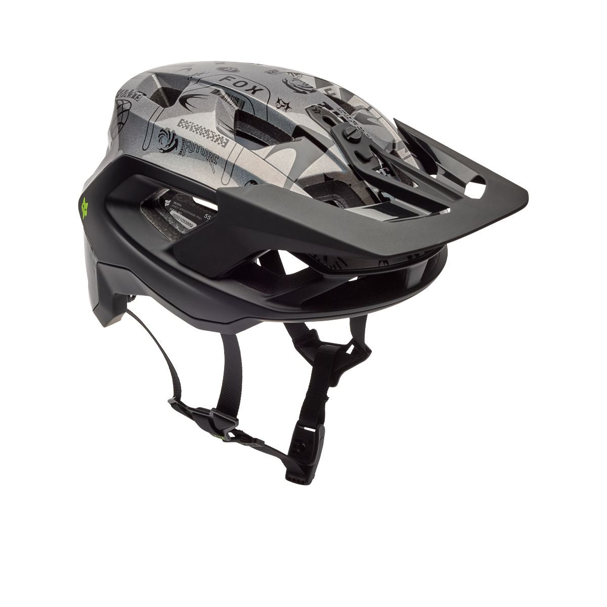 Casque VTT FOX SPEEDFRAME PRO LUNAR Noir/Gris - Édition Spéciale