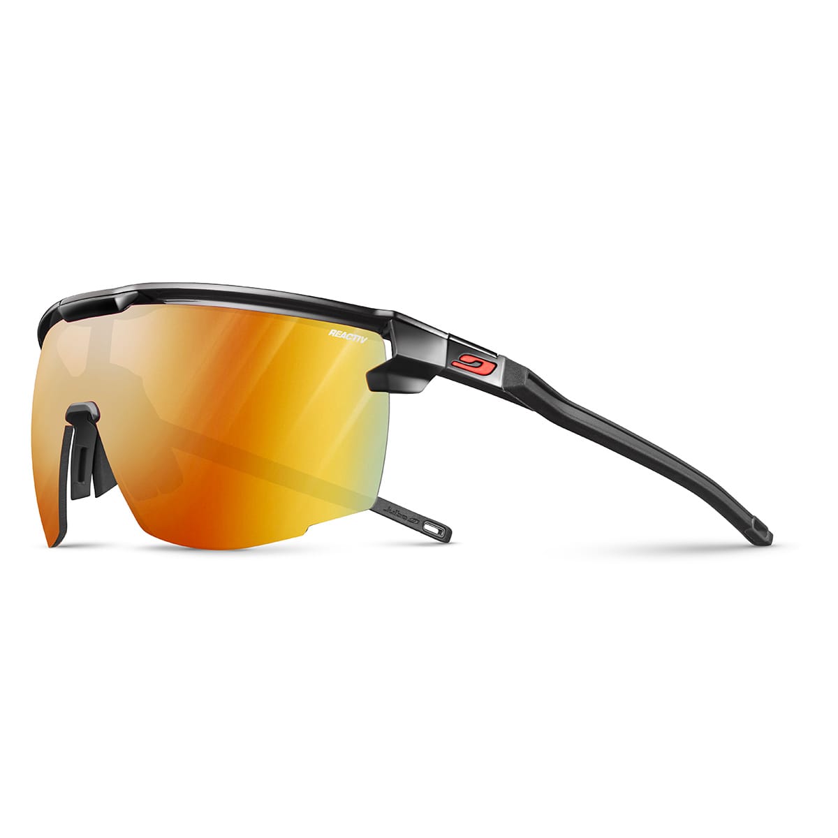 Lunettes JULBO ULTIMATE  Noir/Rouge  Spectron 3CF Transparent