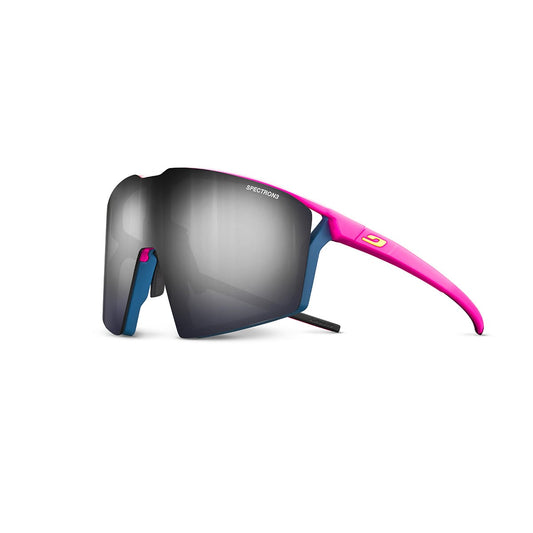 Lunettes JULBO EDGE Rose fluo/Bleu Spectron 3+ Smoke