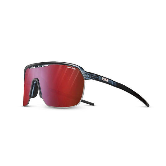 JULBO FREQUENCY Transparant Blauw/Zwart Reactiv Fototroop met hoog contrast