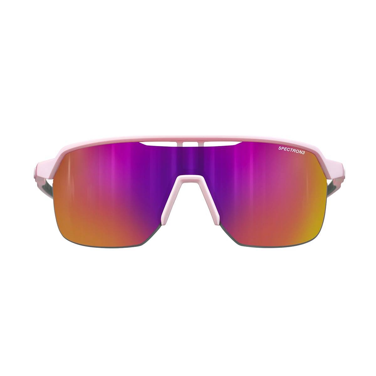 Lunettes JULBO FREQUENCY Rose pastel/Vert Spectron 3CF Smoke