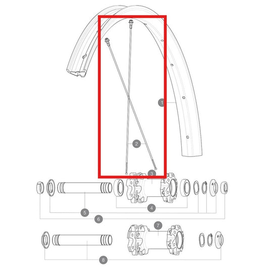 SET VAN 12 MAVIC CROSSONE/CROSSRIDE FTSX/CROSSMAX/XA 27,5" 276MM ACHTERSPAKEN