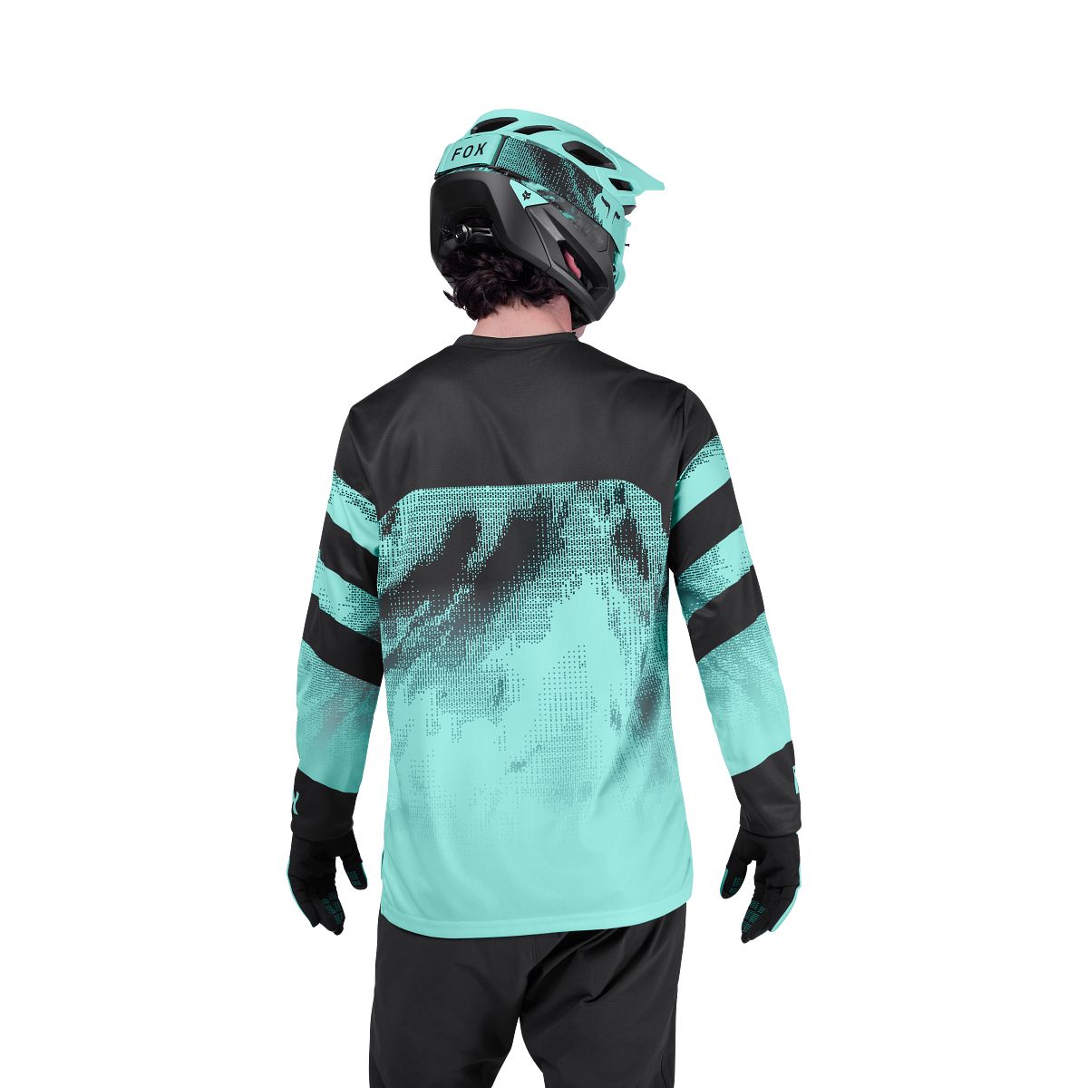 FOX RANGER KAIROS Lange Mouw Jersey Zwart/Blauw