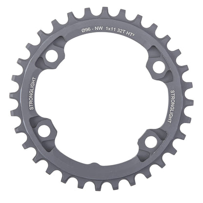 Enkelvoudig kettingblad STRONGLIGHT HT3 NARROW WIDE Shimano XTR M9000/M9020 / XT M8000 11V 4 gaten 96 mm