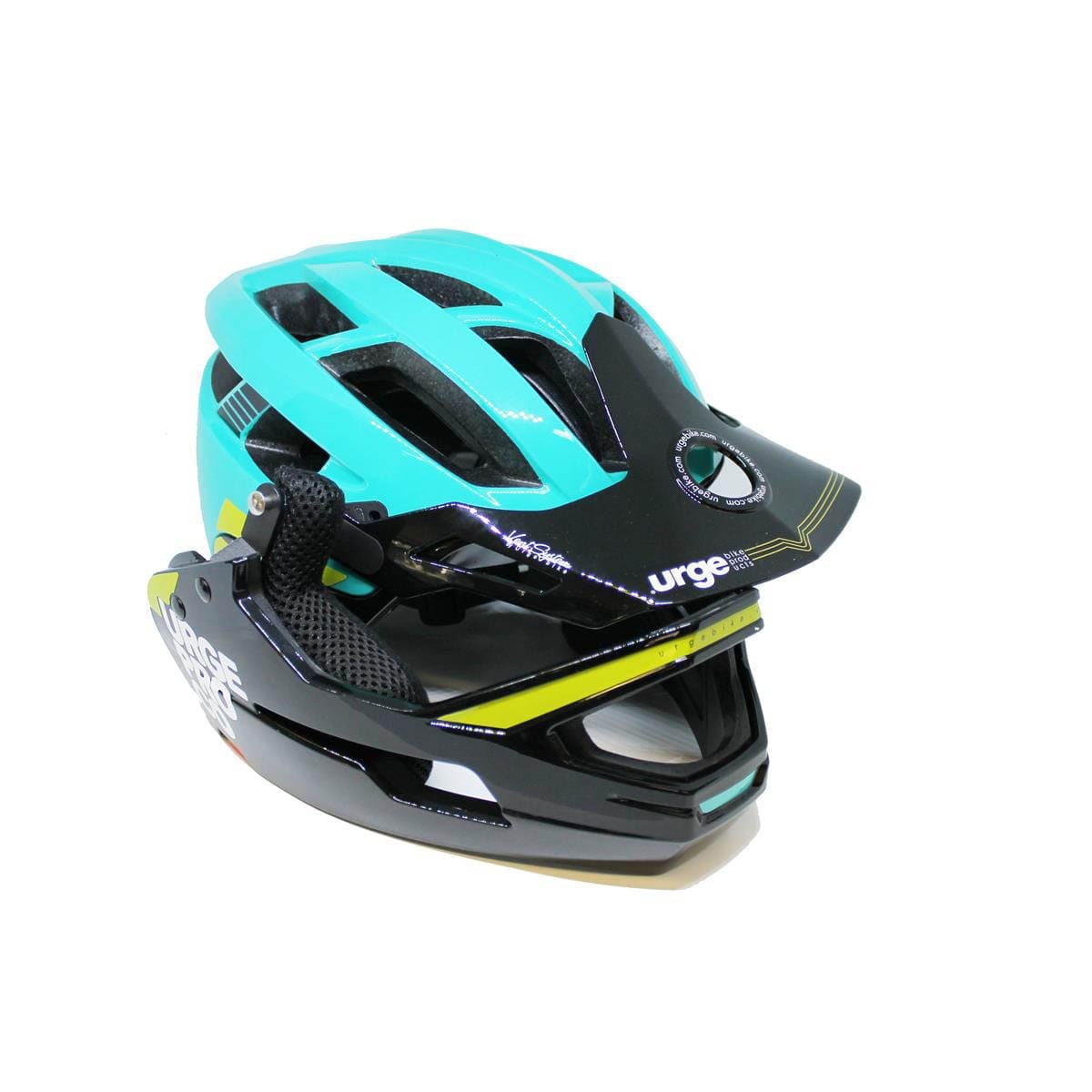 Casque VTT URGE GRINGO DE LA PAMPA Bleu/Noir 