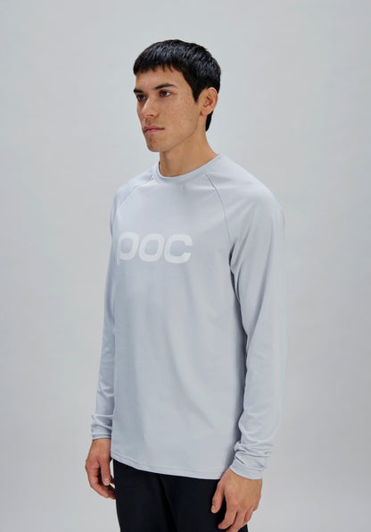 Maillot POC REFORM ENDURO Lange Mouwen Lichtgrijs