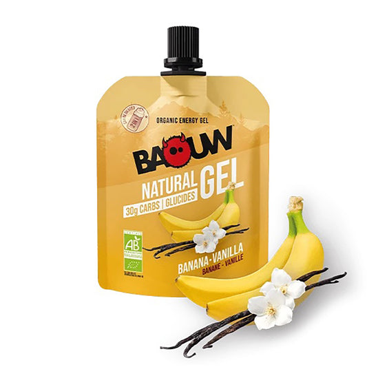 Gel Energétique BAOUW BIO Banane-Vanille (85g)