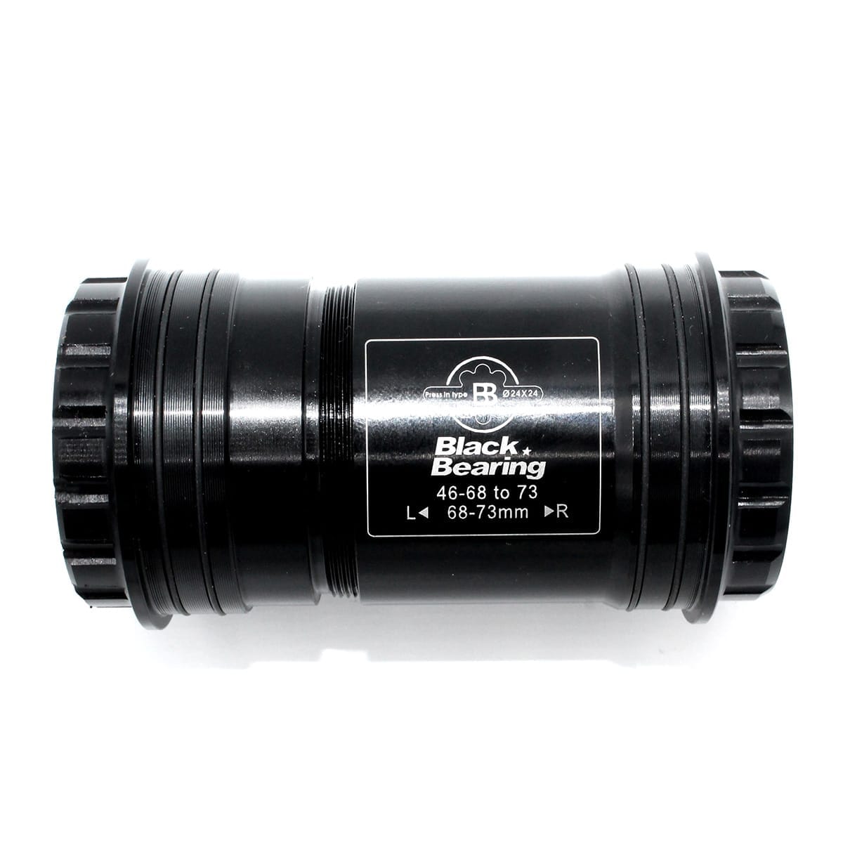 Boîtier de Pédalier BLACK BEARING PF30 Axe 24 mm et GXP Acier