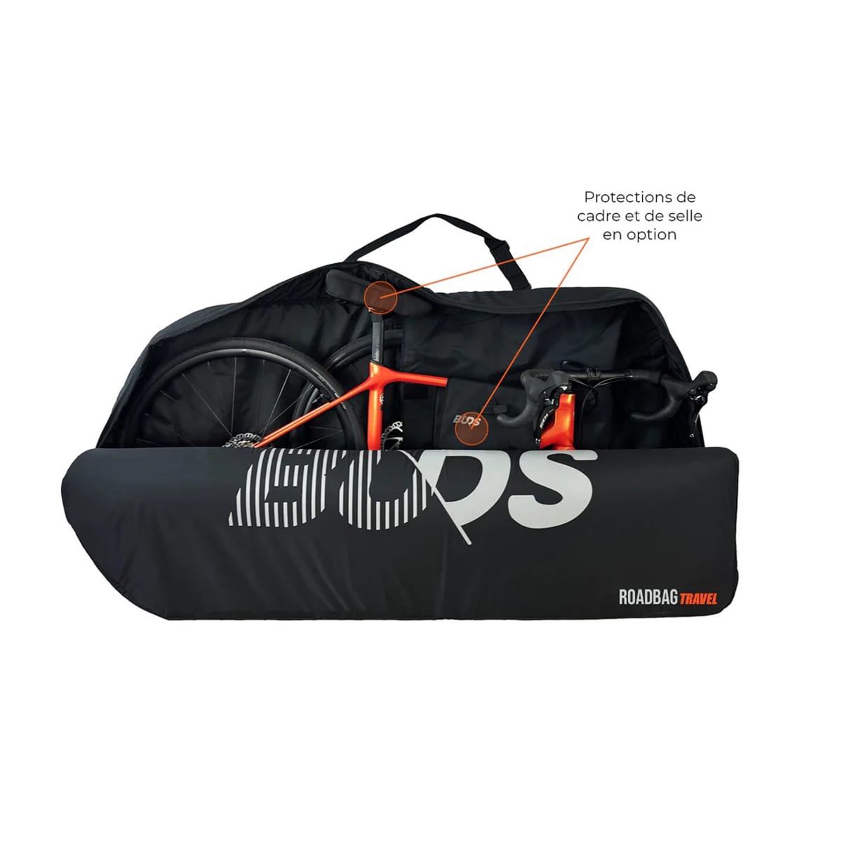 BUDS ROADBAG TRAVEL Racefietshoes (Speciaal vlak) Zwart