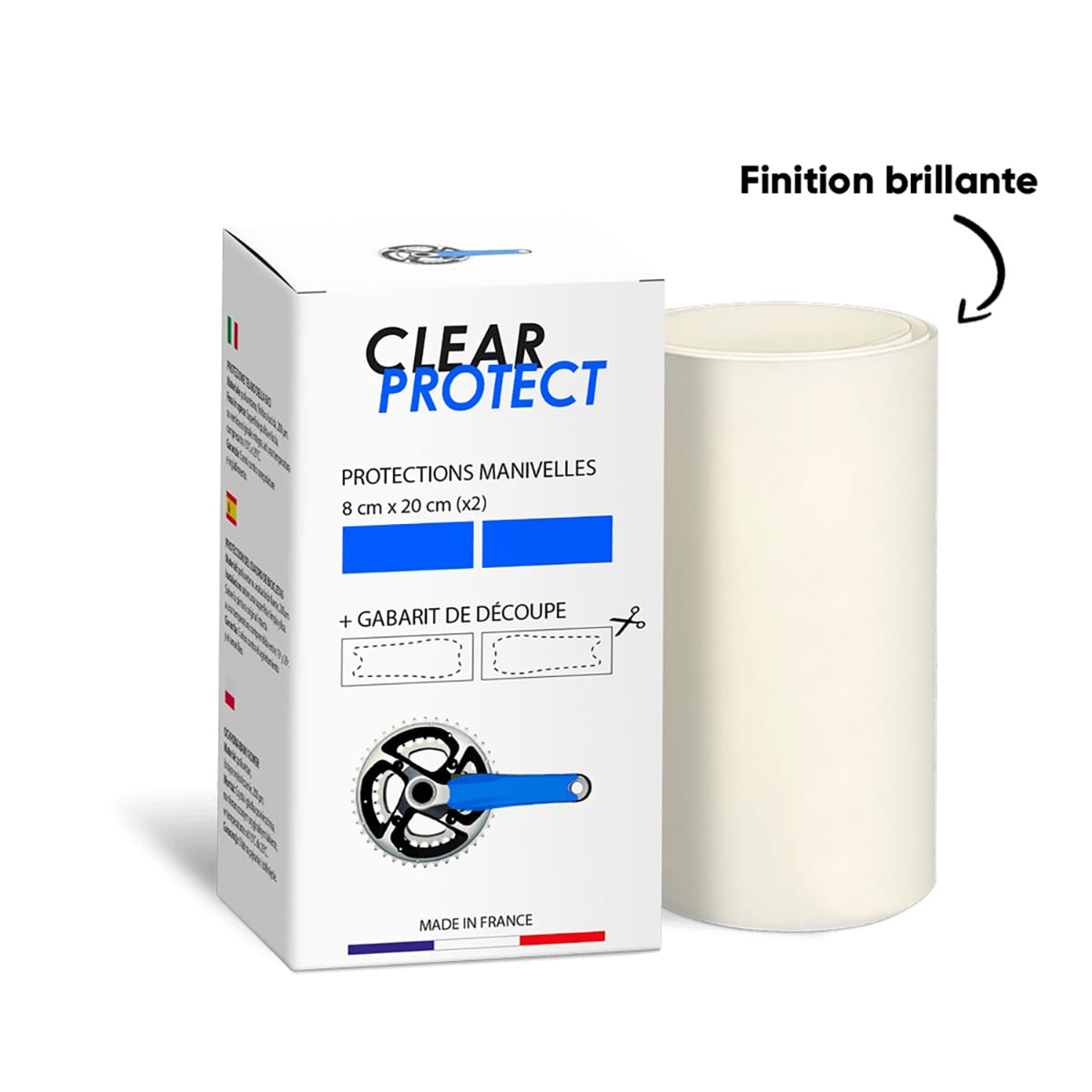 Protection Adhésive pour Manivelles CLEARPROTECT Brilliant