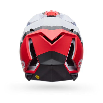 MTB-helm BELL FULL-10 MIPS LEVEL SET Wit/Rood