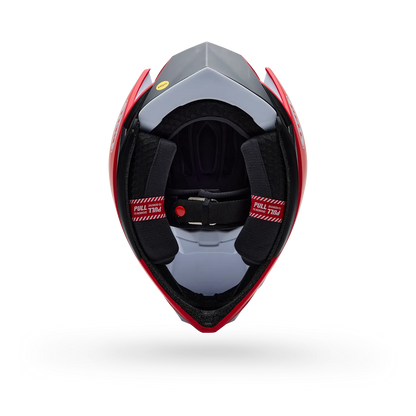 MTB-helm BELL FULL-10 MIPS LEVEL SET Wit/Rood