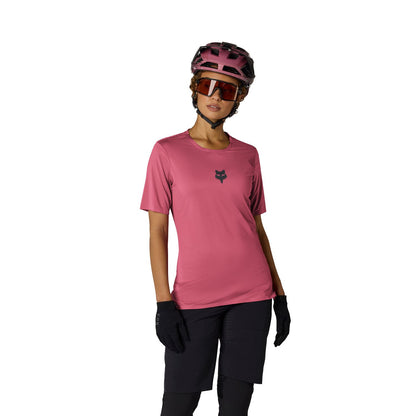 FOX FLEXAIR Dames Korte Mouwen Jersey Berry