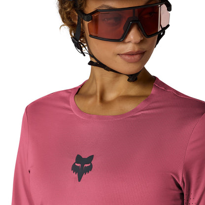 FOX FLEXAIR Dames Korte Mouwen Jersey Berry