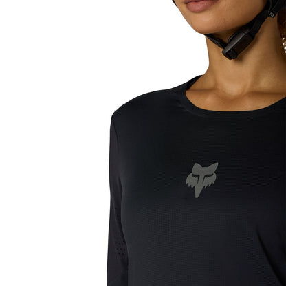 FOX FLEXAIR Dames Shirt Lange Mouwen Zwart