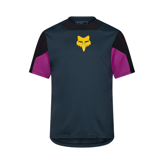 Maillot FOX DEFEND CREATION Manches Courtes Bleu
