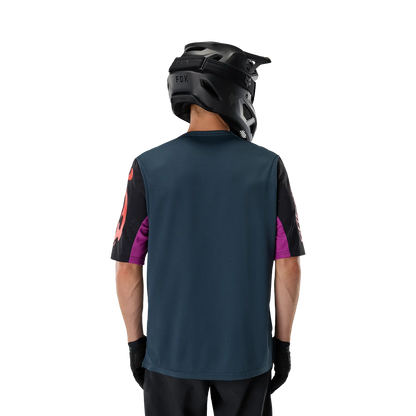FOX DEFEND CREATION jersey met korte mouwen Blauw