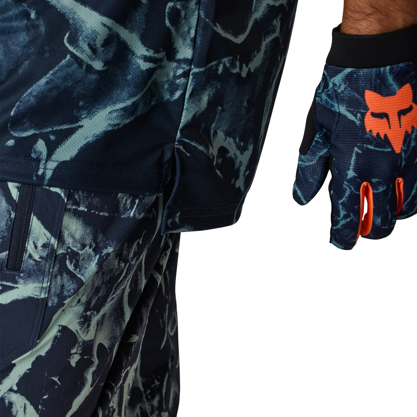 Maillot FOX RANGER IMAGE PRINT Manches Courtes Arctic Blue