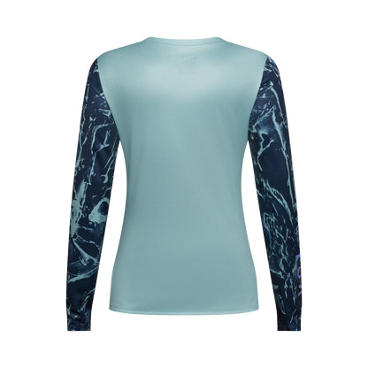 FOX RANGER IMAGE PRINT Dames Lange Mouwen Jersey Blauw