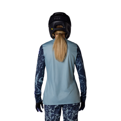 FOX RANGER IMAGE PRINT Dames Lange Mouwen Jersey Blauw