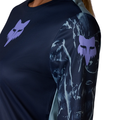 FOX RANGER IMAGE PRINT Dames Lange Mouwen Jersey Blauw