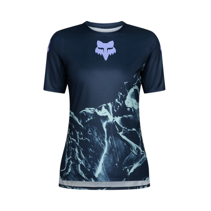 FOX RANGER IMAGE PRINT shirt Dames Korte Mouwen Arctic Blue