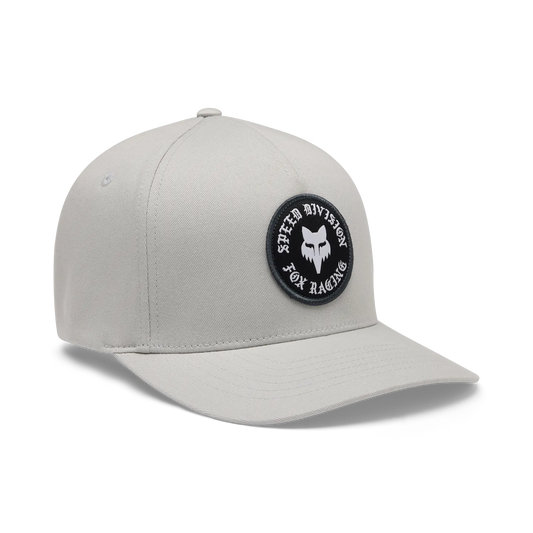 FOX BADGE FLEXFIT Lichtgrijze pet