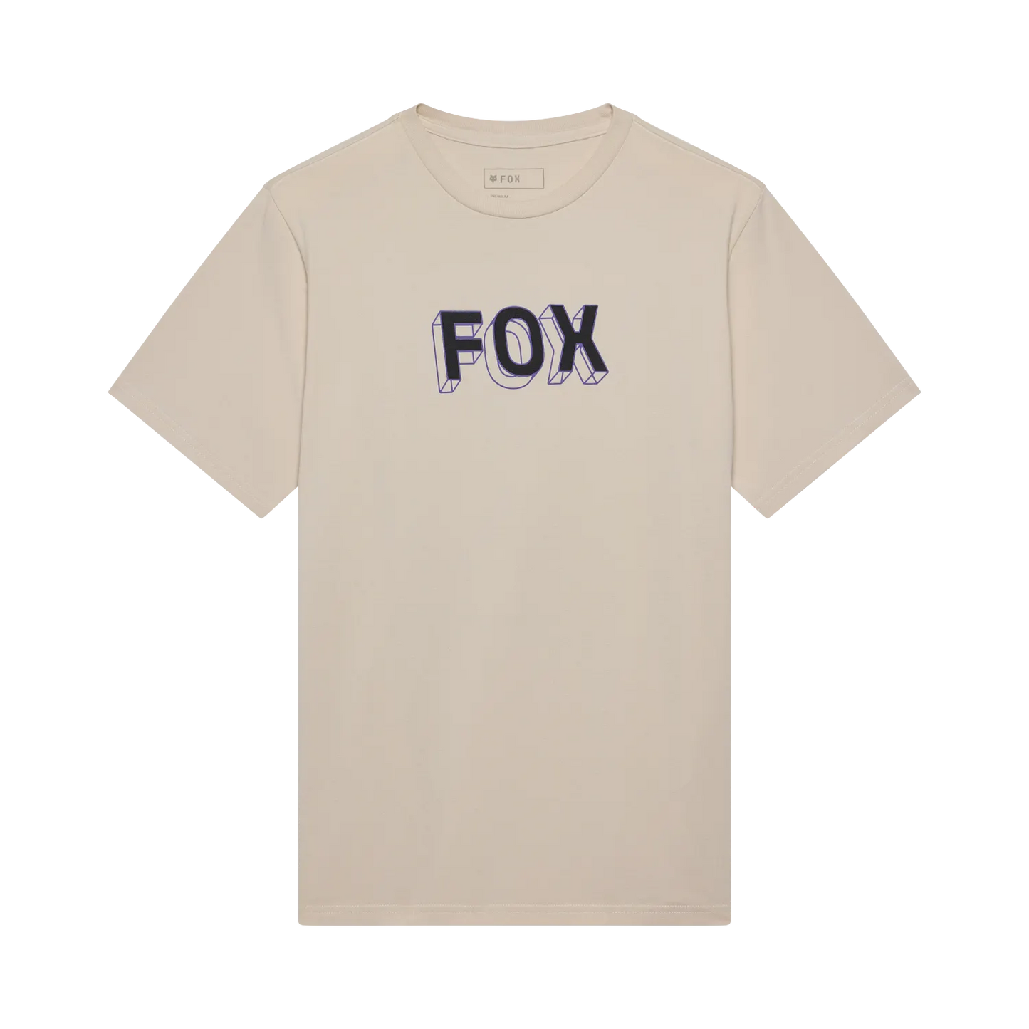 T-shirt FOX IMAGE PRINT 195 ORIGINAL Korte Mouw Beige Krijt