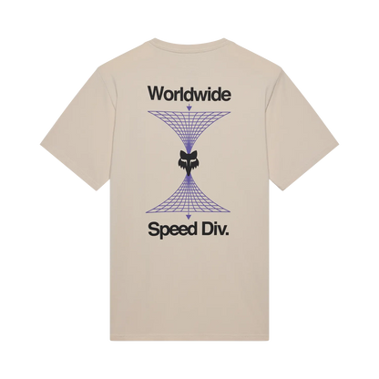 FOX IMAGE PRINT 195 ORIGINAL T-Shirt Korte Mouwen Beige Chalk