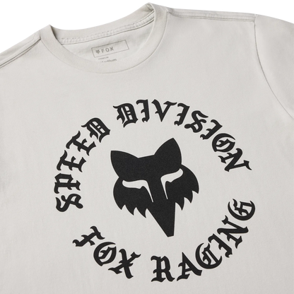 T-Shirt FOX BADGE 195 ORIGINAL Manches Courtes Light Grey