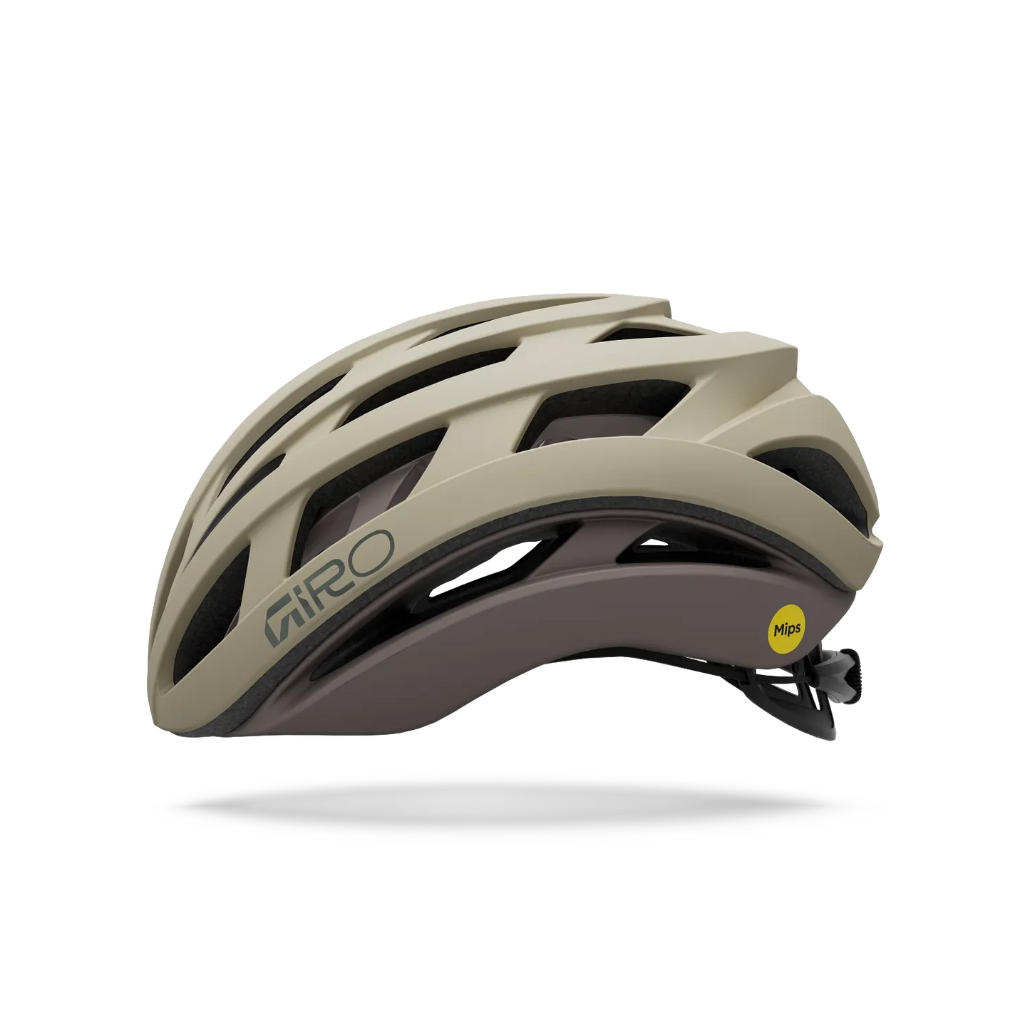 Racefietshelm GIRO HELIOS MIPS SPHERICAL Beige