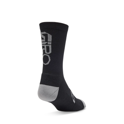 Sokken GIRO WINTER MERINO WOOL Zwart/Grijs