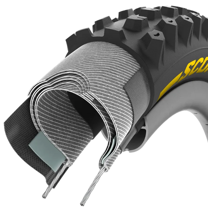 Band PIRELLI SCORPION RACE DH S 29x2.5 Tubeless Ready Soepel Zwart/Geel 3907600