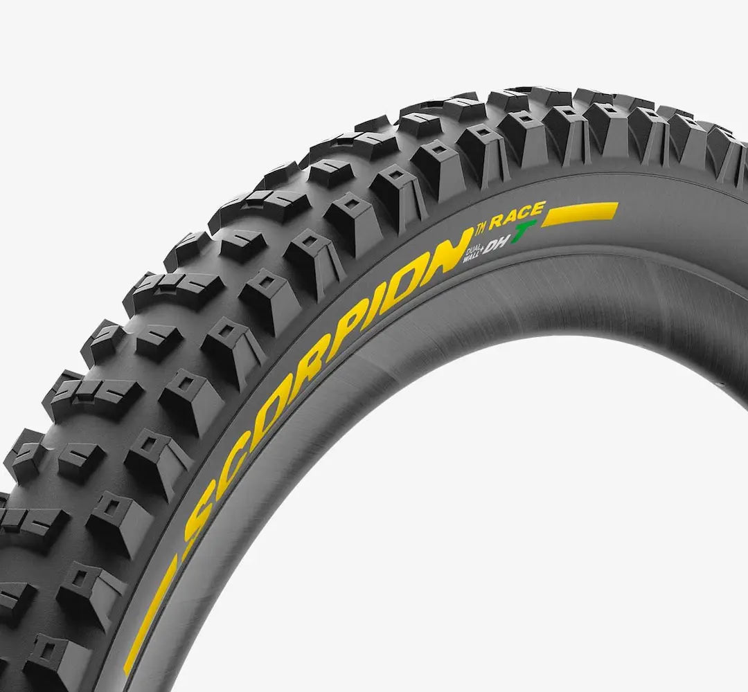 PIRELLI SCORPION RACE DH T 29x2.5 Tubeless Ready Zacht Zwart/Geel 3907700 band