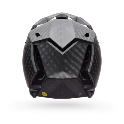 MTB-helm BELL FULL-10 SPHERICAL CARBON SOLID Mat zwart