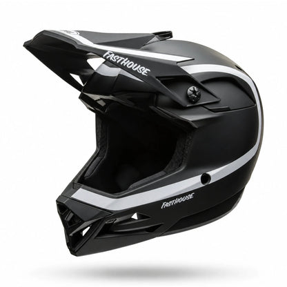 MTB-helm BELL FULL-10 MIPS SPHERICAL FASTHOUSE Zwart/Wit