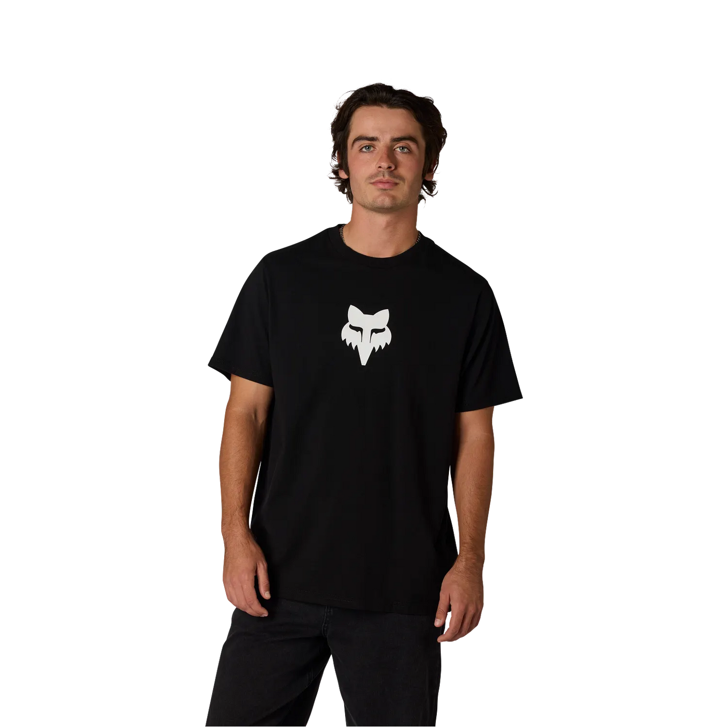 T-Shirt FOX HEAD 195 ORIGINAL Manches Courtes Noir/Blanc