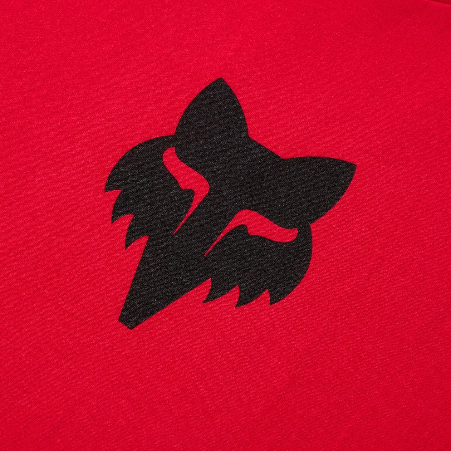 T-Shirt FOX HEAD 195 ORIGINAL Manches Courtes Rouge Flamme