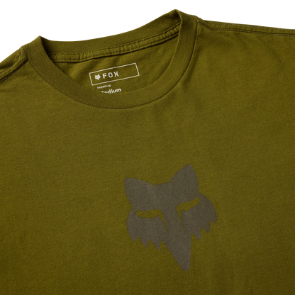 T-Shirt FOX HEAD 195 ORIGINAL Korte Mouwen Legergroen