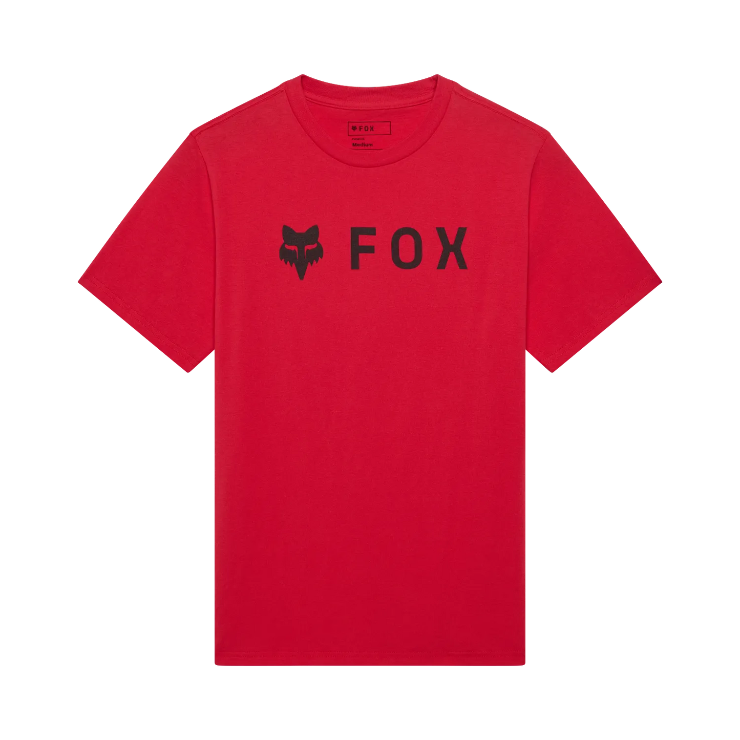 T-Shirt FOX ABSOLUTE 195 ORIGINAL Manches Courtes Rouge Flamme