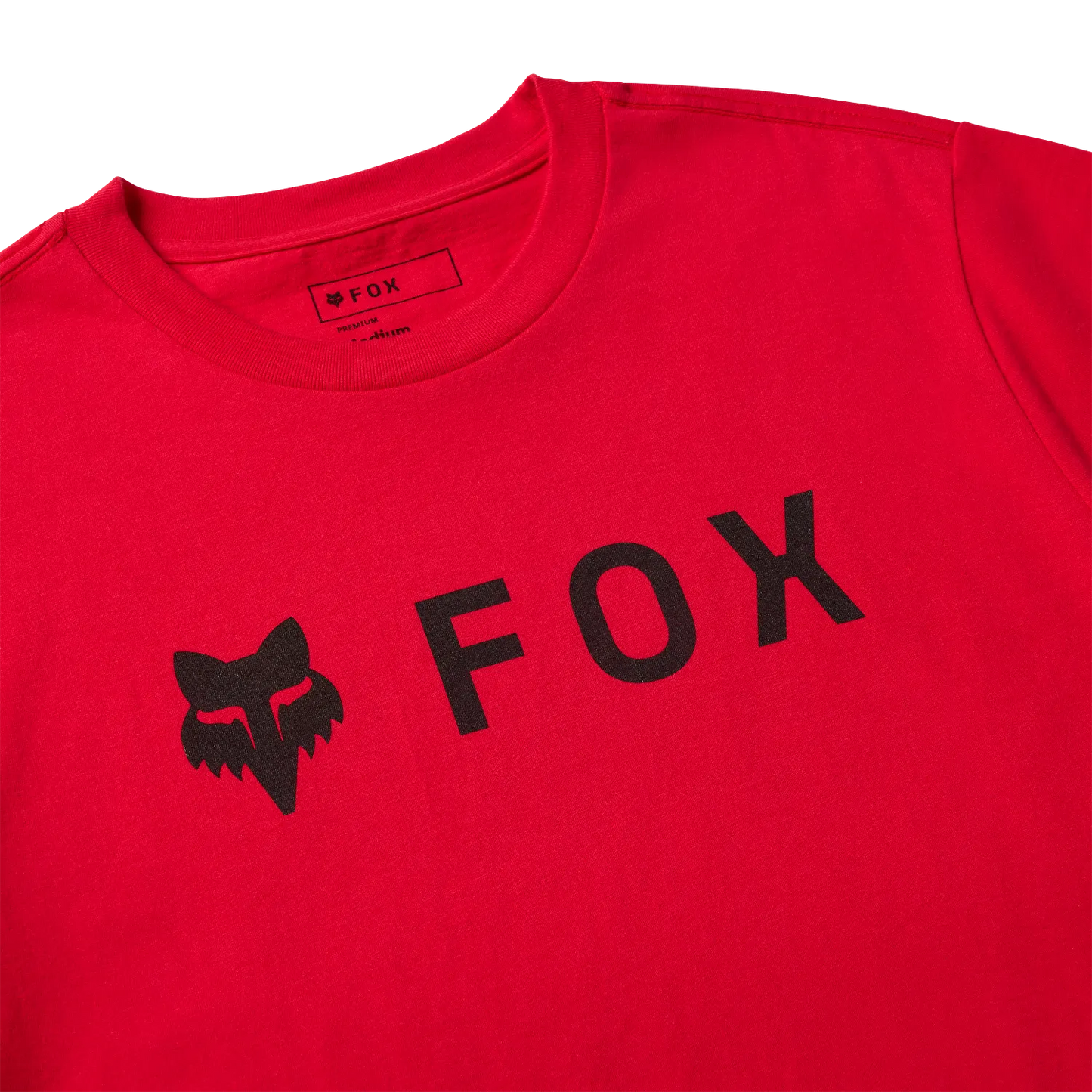 T-Shirt FOX ABSOLUTE 195 ORIGINAL Manches Courtes Rouge Flamme