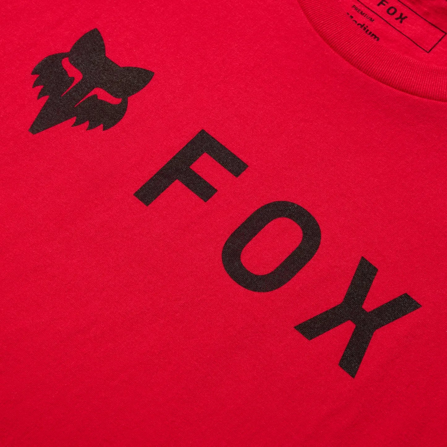 T-Shirt FOX ABSOLUTE 195 ORIGINAL Manches Courtes Rouge Flamme