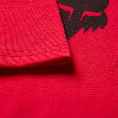 T-Shirt FOX ABSOLUTE 195 ORIGINAL Manches Courtes Rouge Flamme