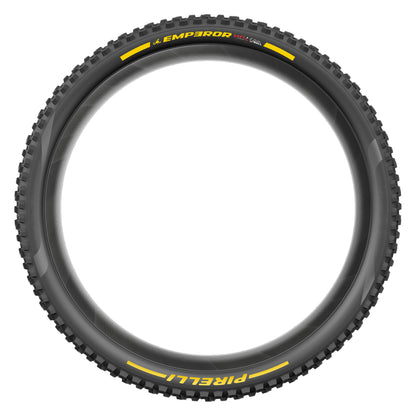PIRELLI SCORPION EMPEROR buitenband 27.5x2.40 Soft DualWall Tubeless Ready, vouwband, zwart/geel Team Edition