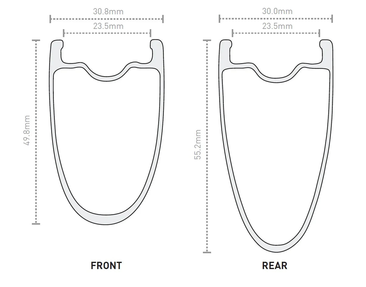 ENVE SES 4.5 PRO voorwiel Zwart