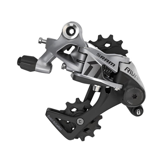 SRAM RIVAL 1 11-speed achterderailleur met medium kooi – product op witte achtergrond