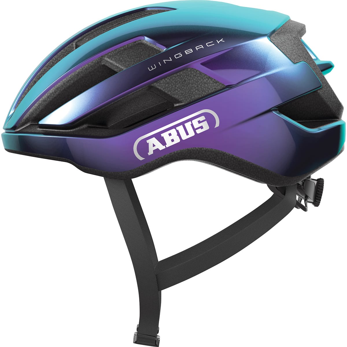 ABUS WINGBACK Road Helm Paars