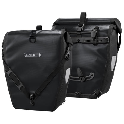 Paar Bagagedrager Tassen ORTLIEB BACK ROLLER 40 L Zwart
