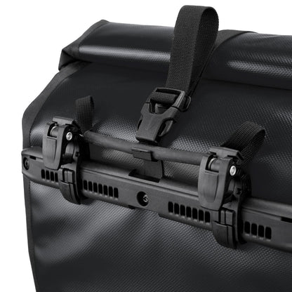 Paar Bagagedrager Tassen ORTLIEB BACK ROLLER 40 L Zwart